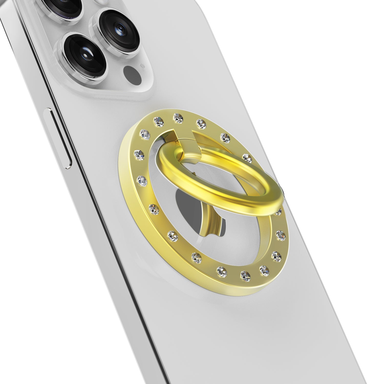 ZH-M03 Magnetic Ring Kickstand Rhinestone Decor Zinc Alloy Phone Finger Grip Holder ZH-M03 Magnetic Ring Kickstand Rhinestone Decor Zinc Alloy Phone Finger Grip Holder